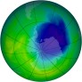 Antarctic Ozone 2000-10-29